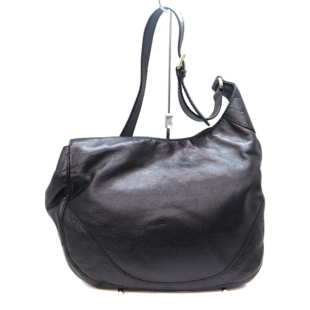 Gucci bag leather Charlotte shoulder GG Black